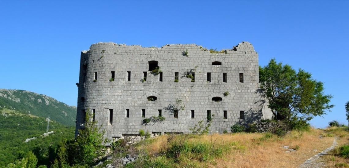 Fort Kosmac in Budva municipality
