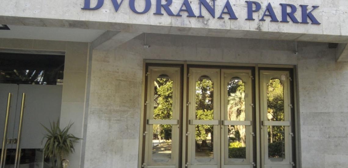 The Drovana Park concert hall in Herceg Novi