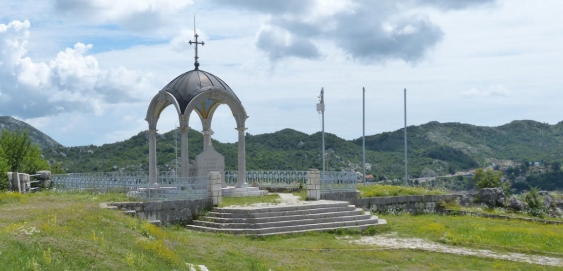 Mauzolej Vladike Danila, mausoleum of Danila Petrovic Njegos on the Orlov Mountain in Cetinje