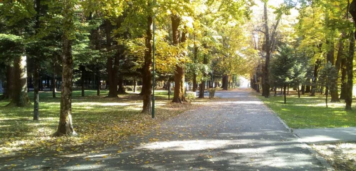 Njegošev park, Парк Негоша в Цетине