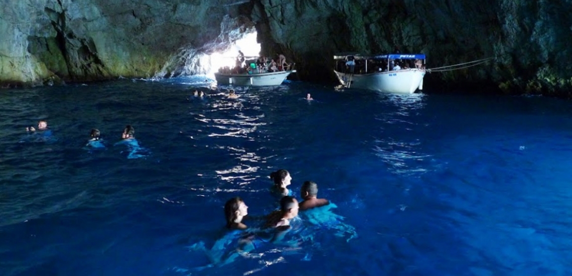 Plava Špilja, The Blue Grotto in Herceg Novi