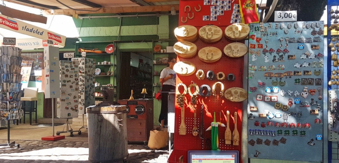 Borgan Marcano&#039;s souvenir shop in Cetinje