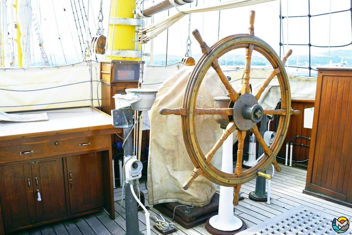 Sailing ship "Jadran" in Tivat