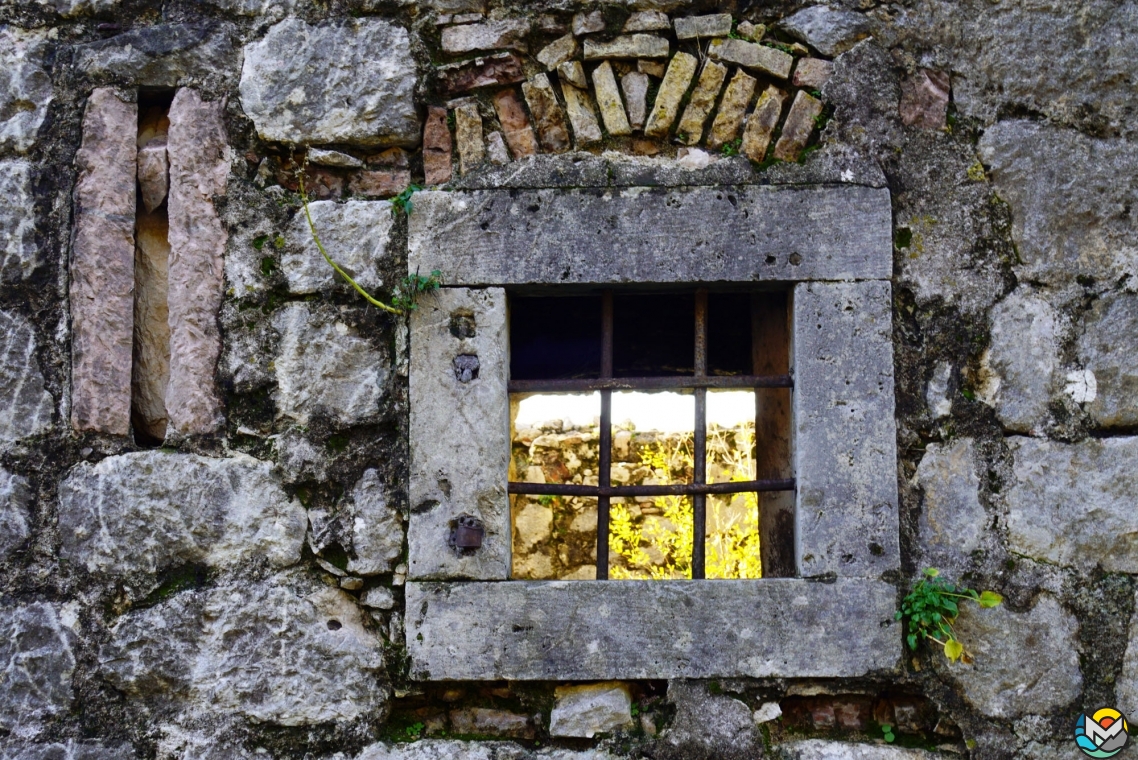 Perast, the fortress of St. Cross