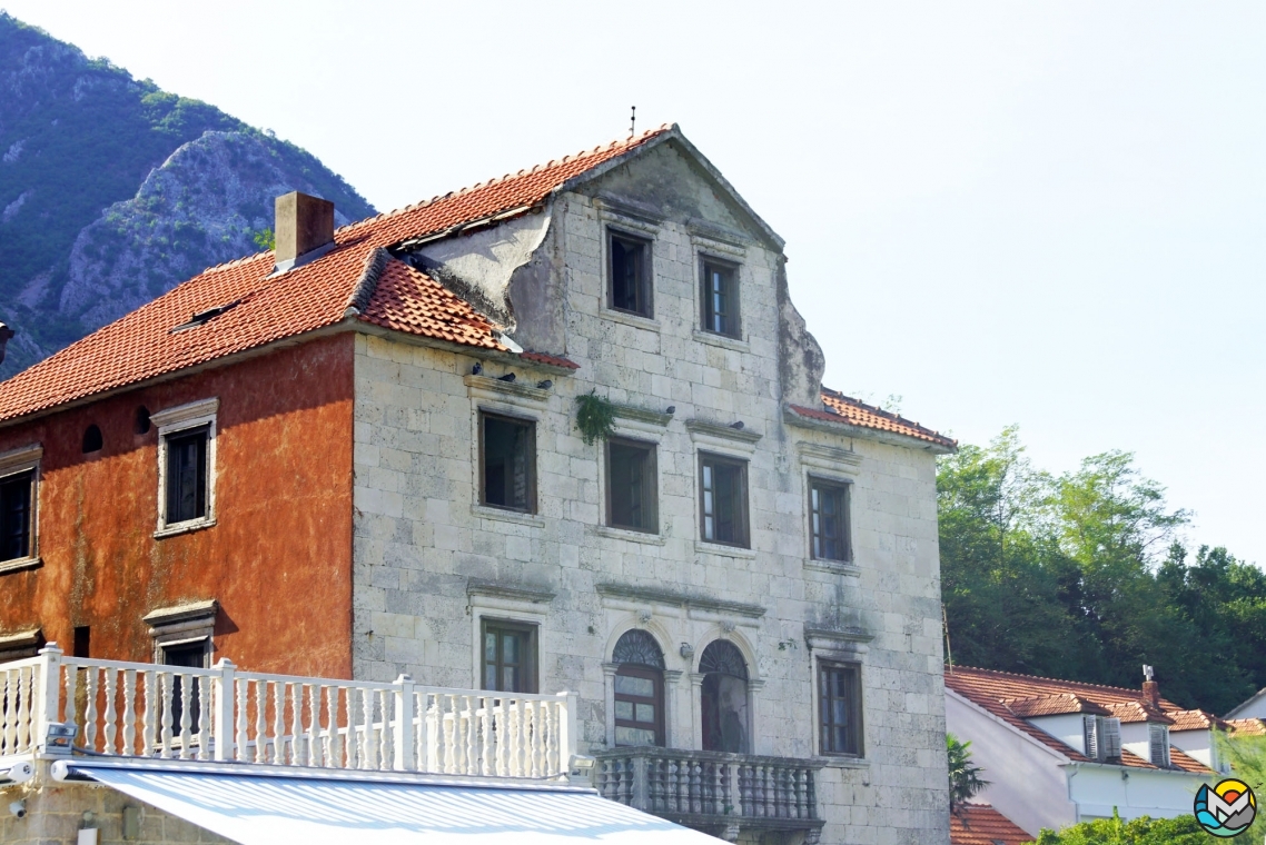 Prčanj — quiet town on the shore of the Boka Bay