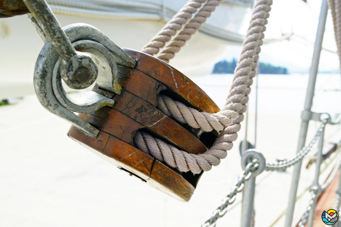 Sailing ship "Jadran" in Tivat