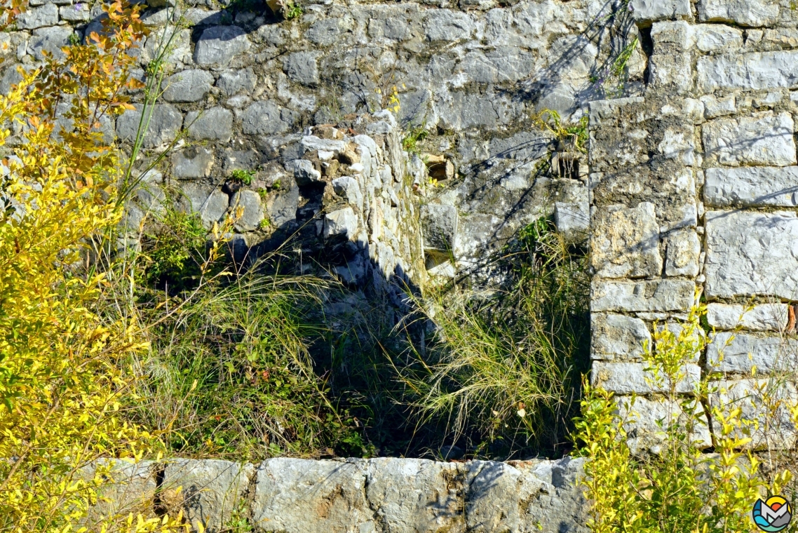 Perast, the fortress of St. Cross