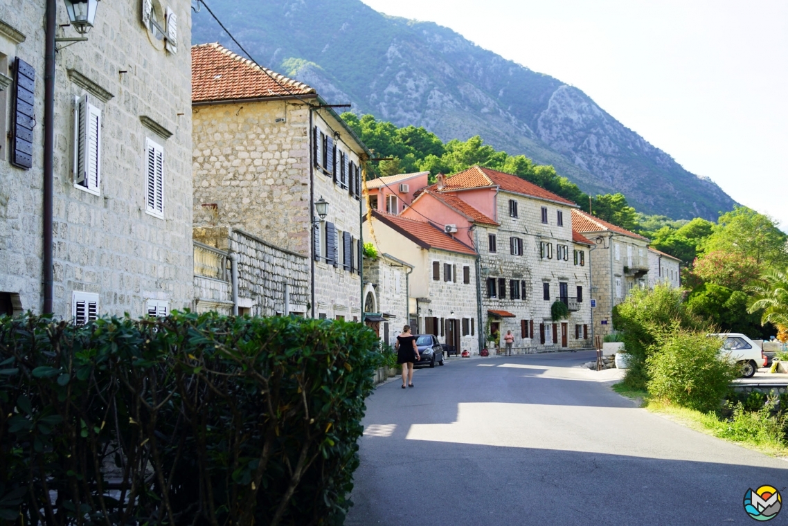 Prčanj — quiet town on the shore of the Boka Bay