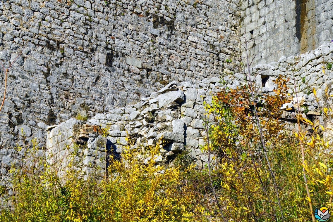 Perast, the fortress of St. Cross