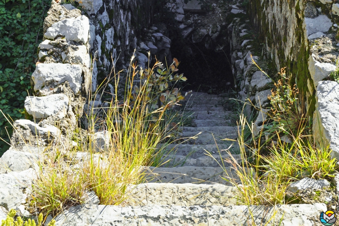 Perast, the fortress of St. Cross