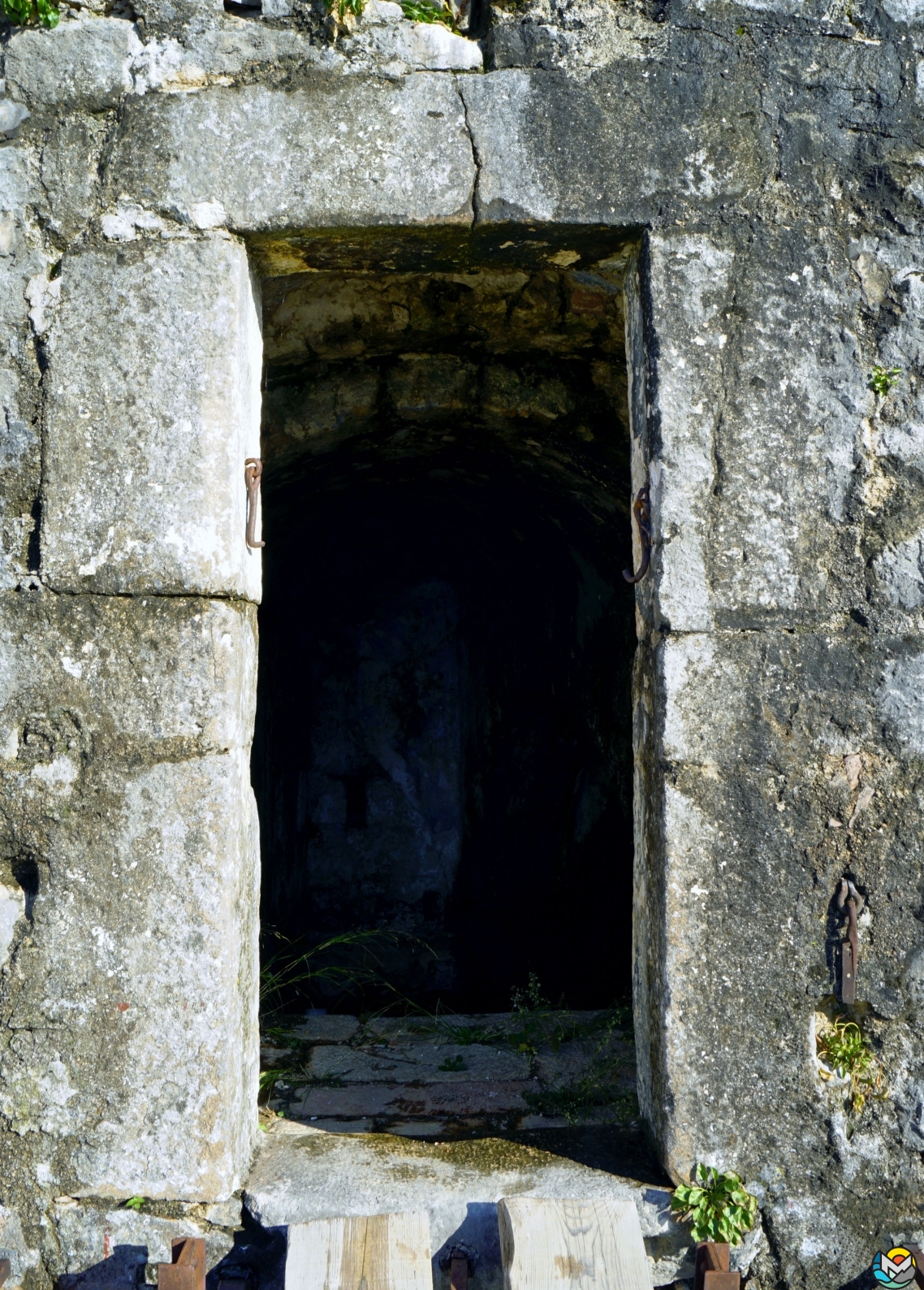 Perast, the fortress of St. Cross