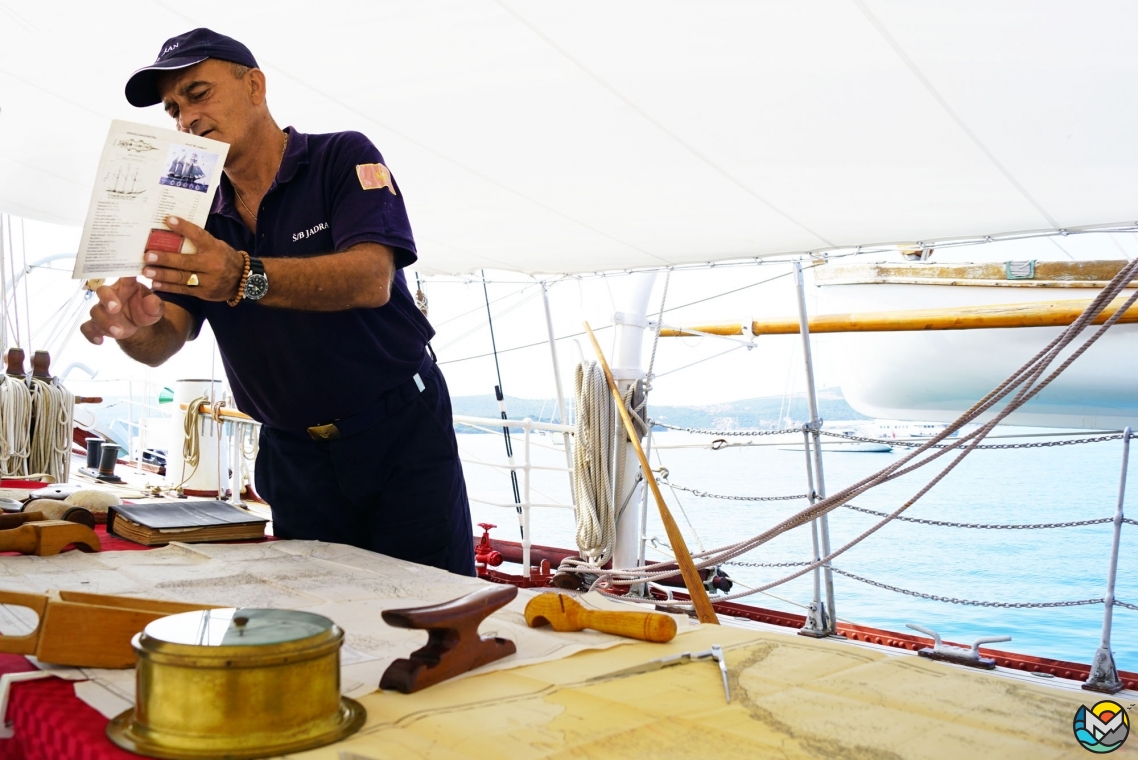 Sailing ship "Jadran" in Tivat