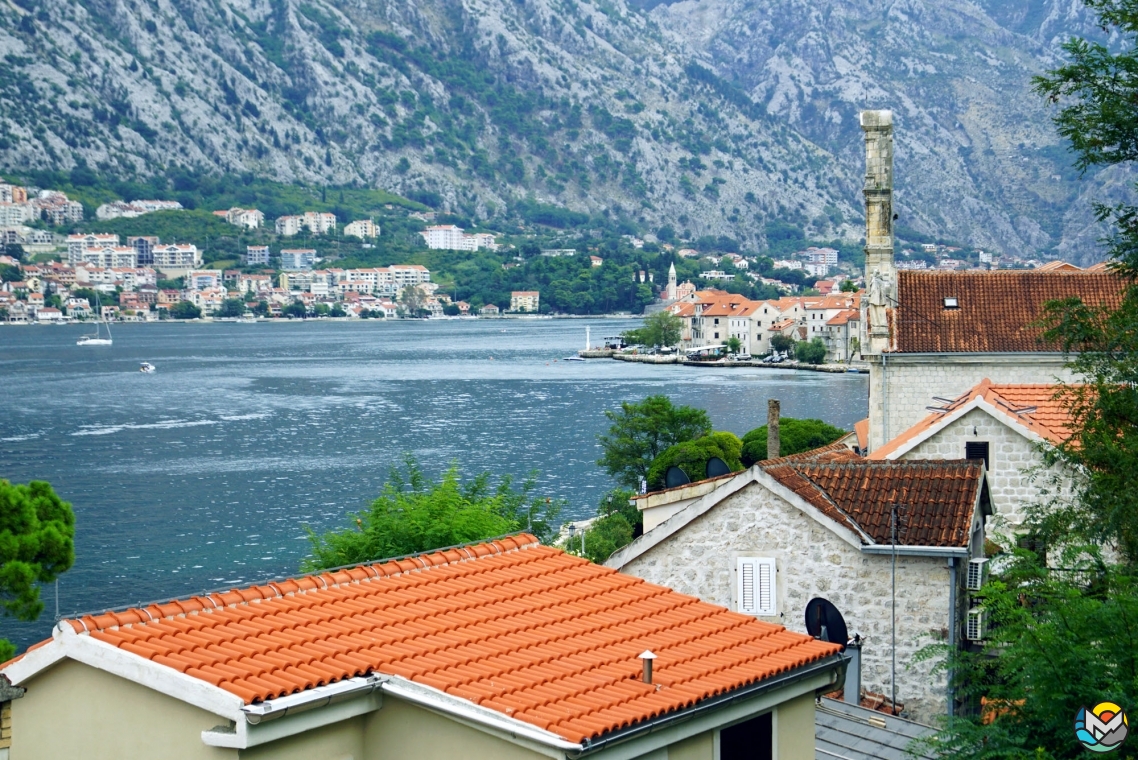 Prčanj — quiet town on the shore of the Boka Bay