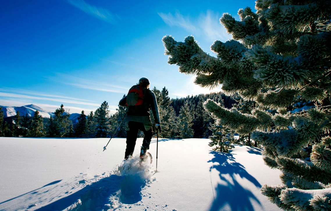 Прогулки на снегоступах полезны для здоровья