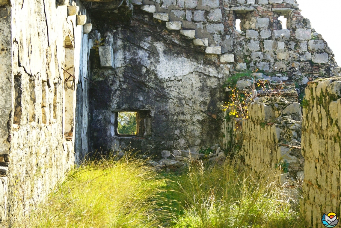 Perast, the fortress of St. Cross