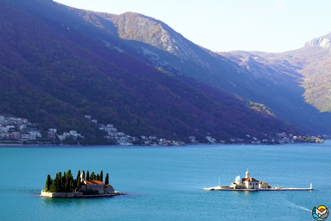 Perast, the fortress of St. Cross