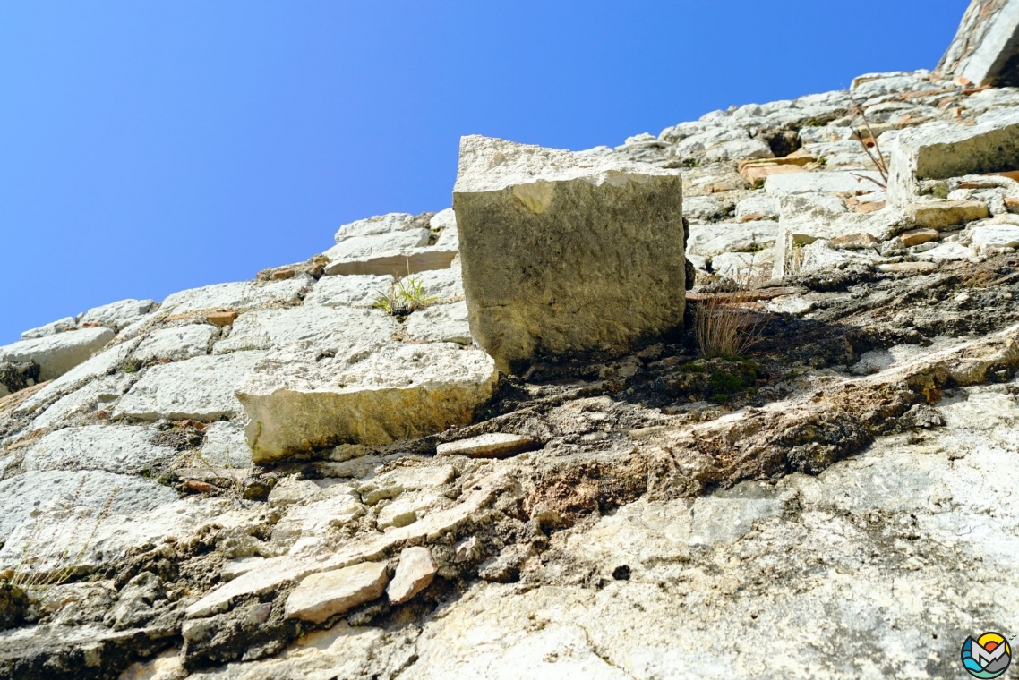 Perast, the fortress of St. Cross