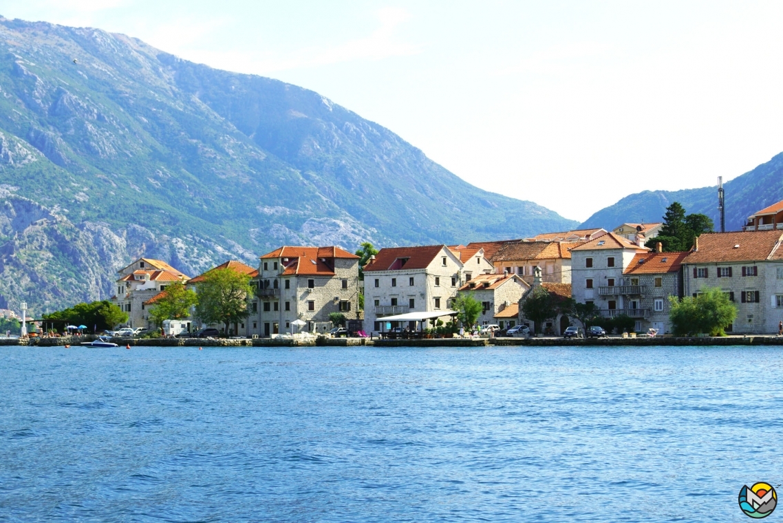 Prčanj — quiet town on the shore of the Boka Bay