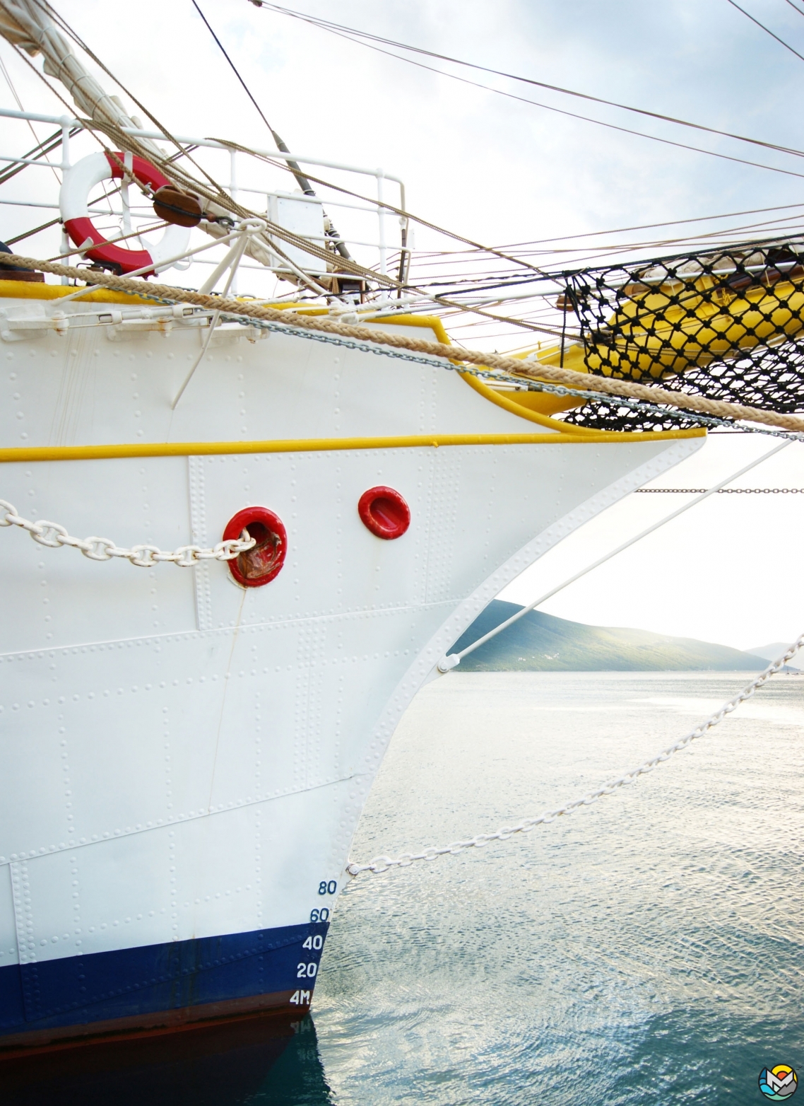 Sailing ship "Jadran" in Tivat