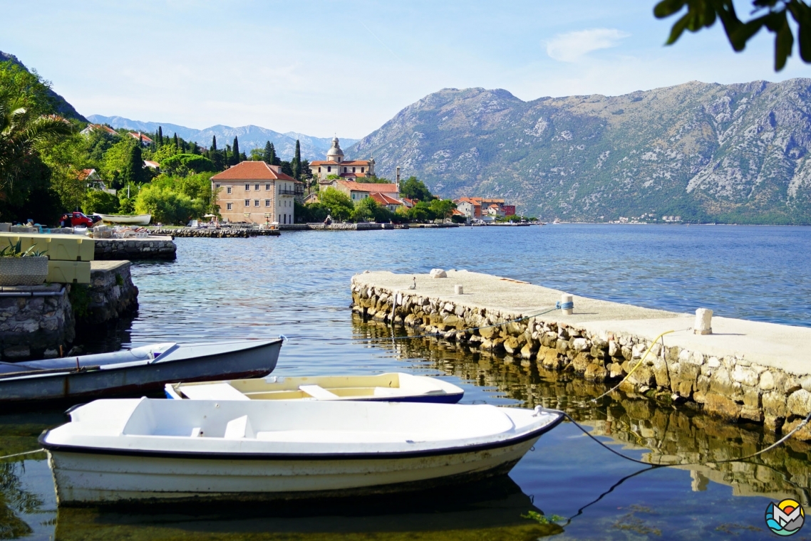 Prčanj — quiet town on the shore of the Boka Bay