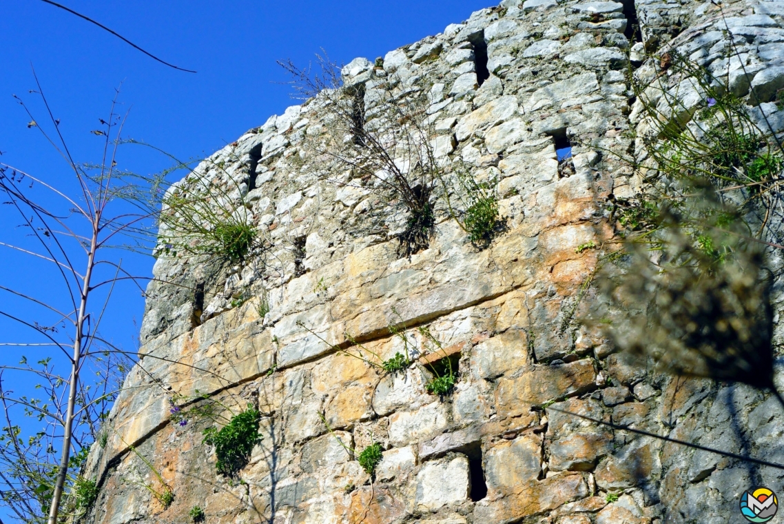 Perast, the fortress of St. Cross