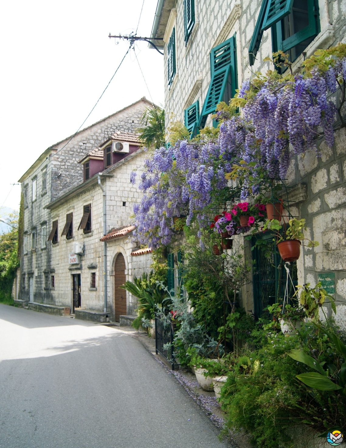 Prčanj — quiet town on the shore of the Boka Bay