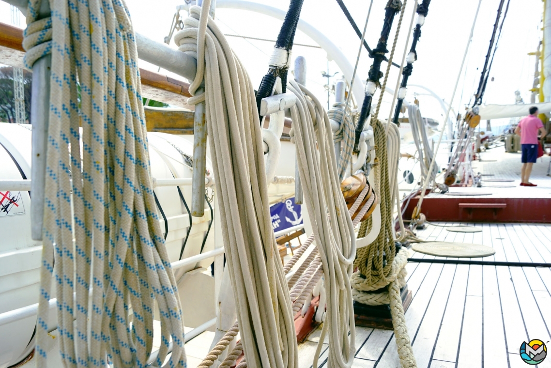 Sailing ship "Jadran" in Tivat