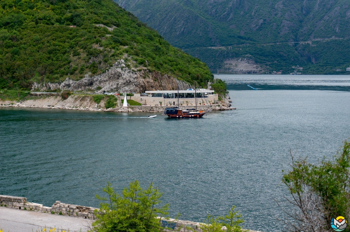 Restaurant Verige 65 and Verige Strait, Kamenari, Montenegro