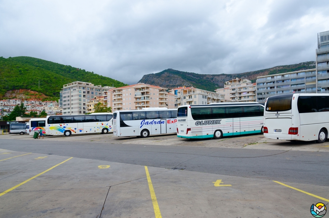 Bus station in Budva