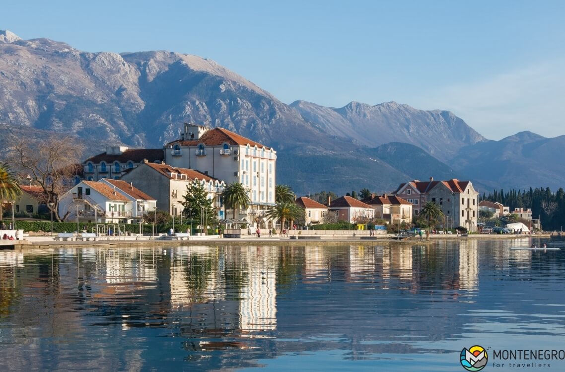 Tivat waterfront promenade, Montenegro