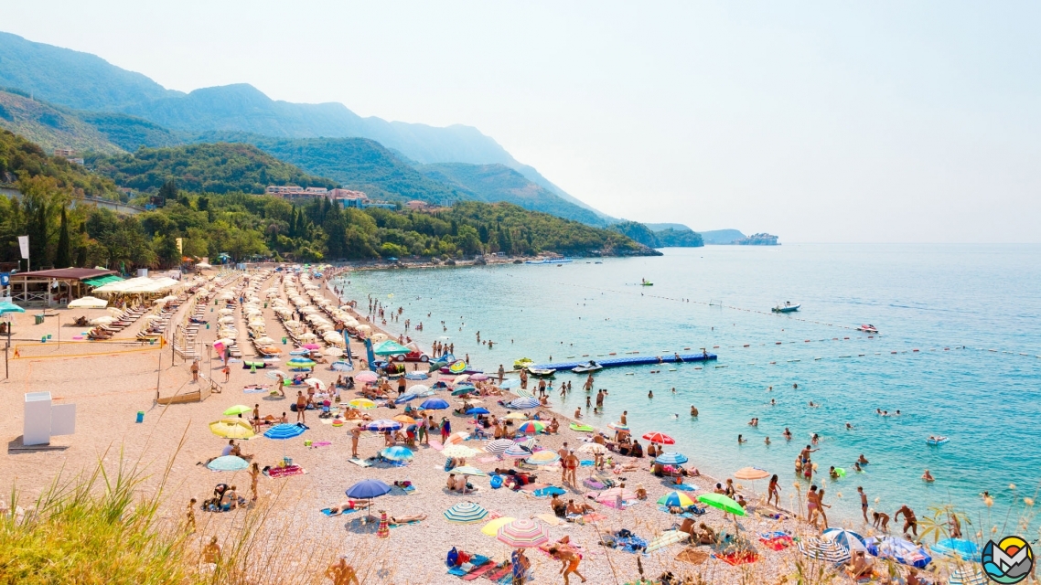 Kamenovo beach, Budva, Montenegro