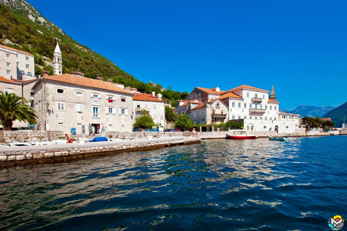 Perast beach, Montenegro