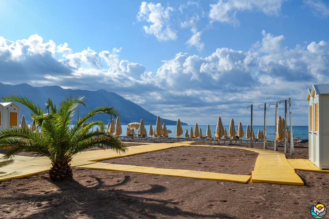 Bečići beach, Budva Riviera, Montenegro