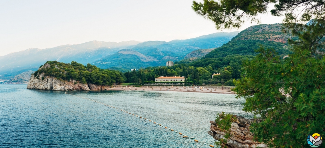 Miločer beach, Budva Riviera, Montenegro